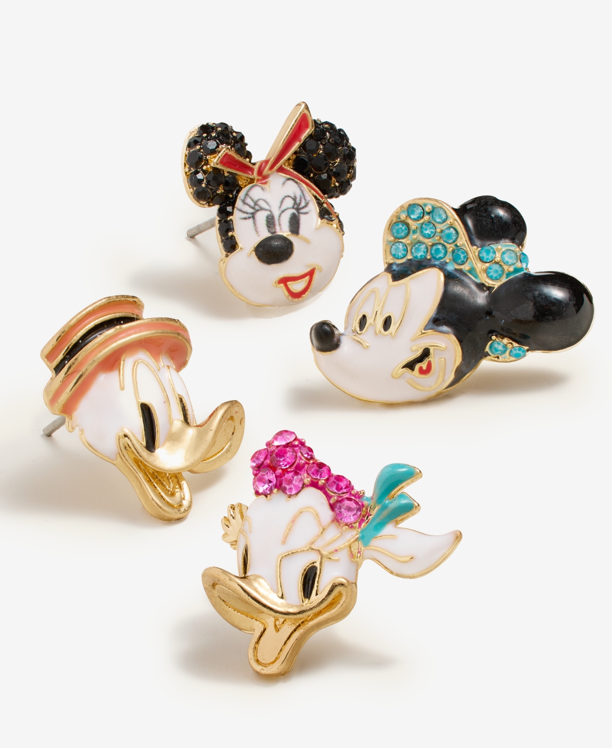 BaubleBar Disney | Macy's Mickey & Friends Earrings, Set of 4, Created for Macy's