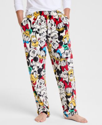 Adult Mickey Mouse & Friends Plush Pajama Pants, Macy's Exclusive