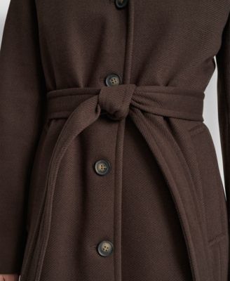 Women's Single-Breasted Pillow Collar Coat