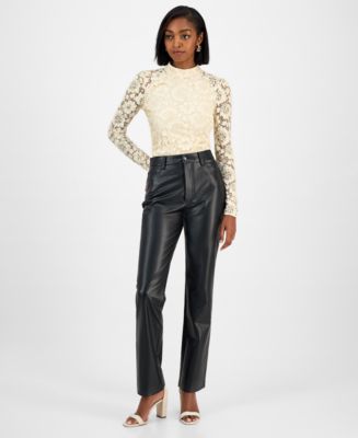 GUESS Women's 80s Straight Pant - Macy's