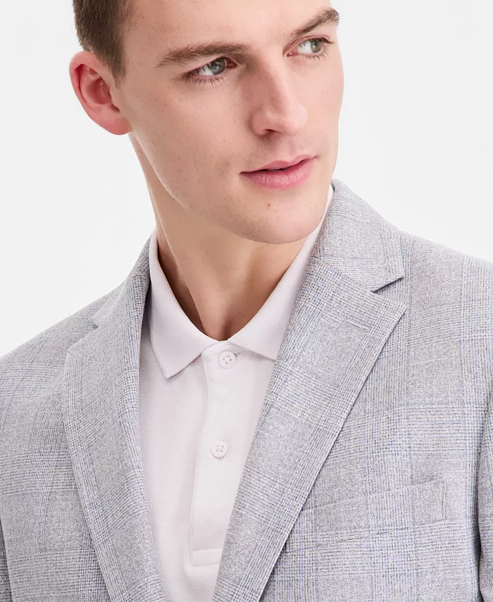 Men's Modern-Fit Patterned Blazer - thumbnail 8