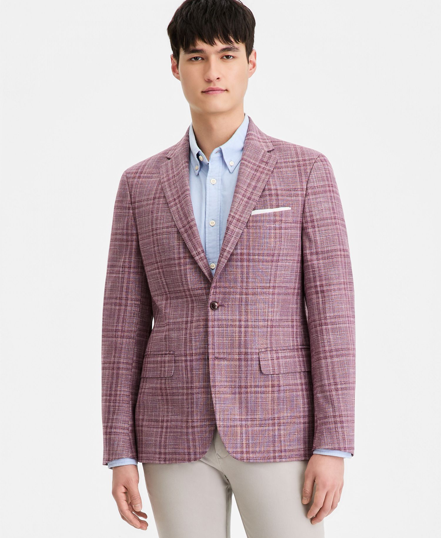 Tommy Hilfiger Men's Modern-Fit Patterned Blazer only