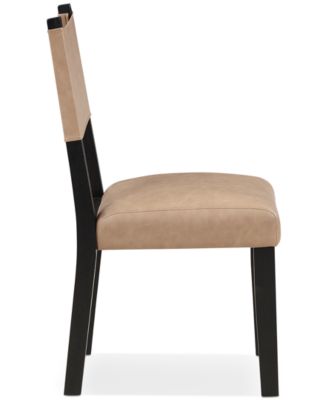Macai 35.25" Wood Upholstered Side Chair
