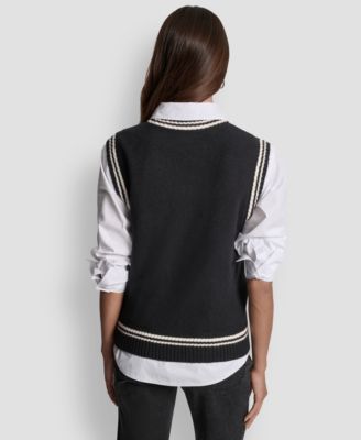 Women's Logo Detail Sleeveless Sweater