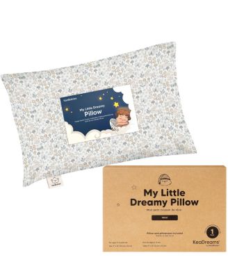 Mini Toddler Pillow and Pillowcase for Crib, 9x13 Small Pillow for Toddler, Kids Travel Pillow