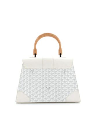 MM Saigon Top Handle Bag Coated Canvas with Leather