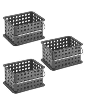 Set of 3 Small Stackable Shower Caddy Basket
