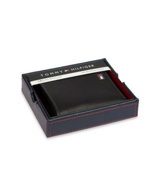 Men's Hidden Zipper Trifold RFID Wallet