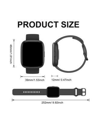  Smartwatch, Alexa Voice Assistant, Wireless Calling/Dialing, Call Reminder And Rejection, Multi-Sport Mode, SMS Reminder, 1.83-Inch HD Screen, IP68 Waterproof, Custom Wallpaper, Suitable For Andriod/IOS Phones