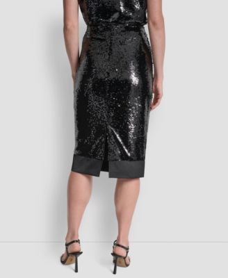 Women's Sequin Detail Skirt