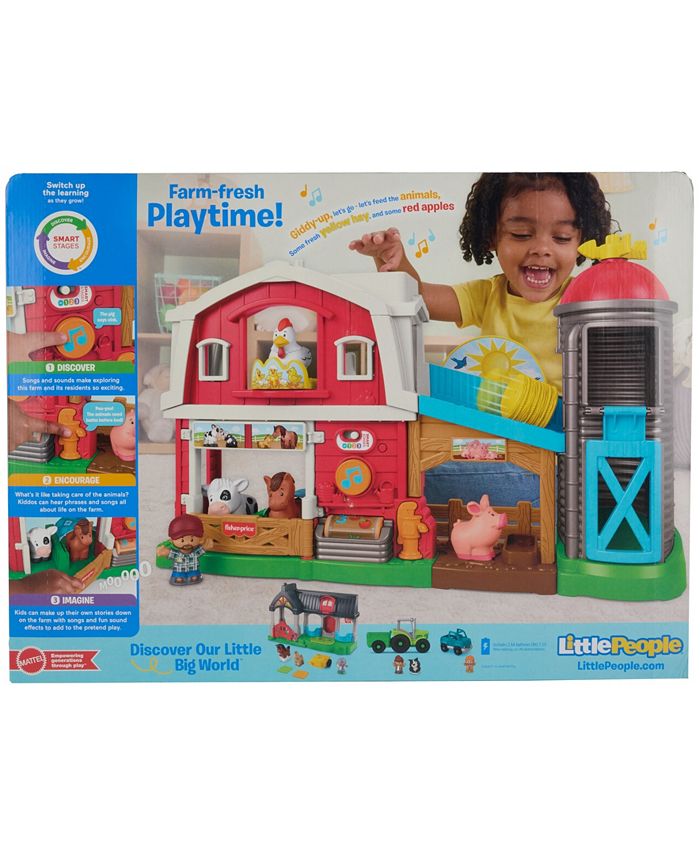 Little People Caring Fun Animal Farm Playset, 6 Play Pieces - Multi - No Size