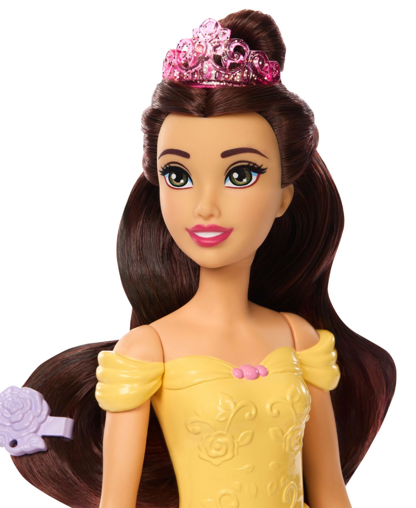 Детская кукла Disney Princess Bathe and Brush Belle Fashion Doll and Dog Figure — фото 2