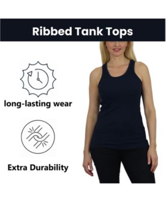 Women's Loose Fit Ribbed Tank Top