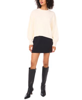 Women's Long Sleeve Drop Shoulder Sweater