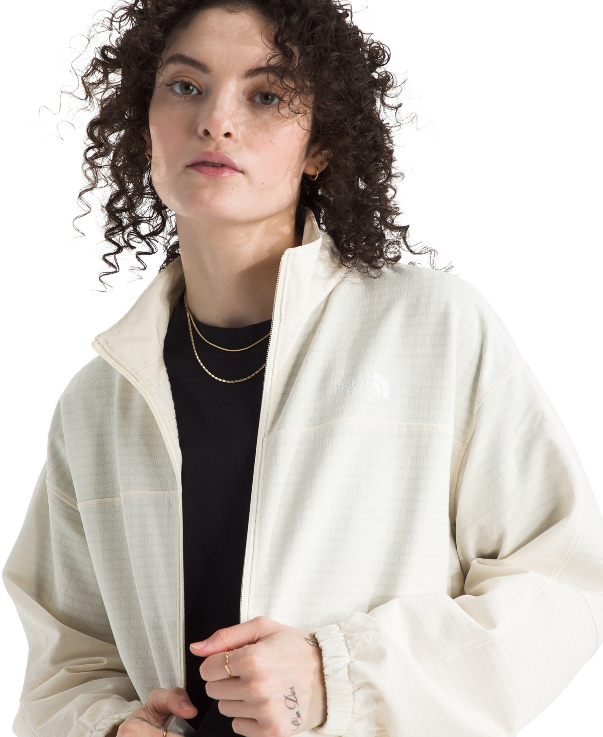 The North Face Women's Tekware Long Sleeve Jacket In White