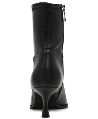 Stasia Kitten-Heel Sock Booties