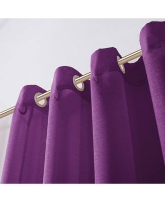 Malibu Linen Look Sheer Grommet Window Panel