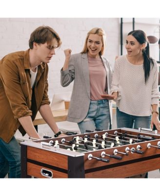 54'' Foosball Soccer Table Competition Sized Football Arcade Indoor Game Room