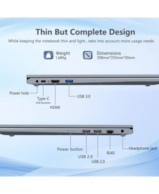 2 in 1 Laptop Computer,Touchscreen Laptop, 15.6 inch FHD 1920  1080 Display,16GB RAM 512GB SSD,AMD Ryzen R3-3200U, up to 3.5 GHz,AMD Radeon Graphics,WiFi 5,BT5.1