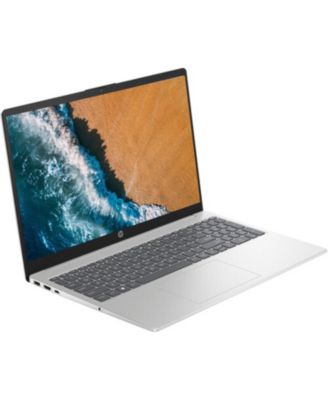 15.6" Portable Laptop (Include 1 Year Microsoft 365), HD Display, Intel Quad-Core N200 Processor, 16GB RAM, 128GB Storage, Wi-Fi 6, Webcam, HDMI, Numeric Keypad, Windows 11 Home, Silver