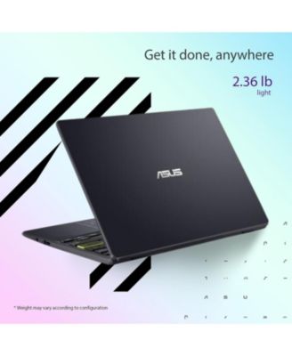 Vivobook Go 11.6” HD Slim Laptop, Intel Dual Core N4500, Intel Graphics, 4GB, 128GB, Windows 11 Home, SonicMaster, ErgoSense, Black, L210KA-ES04