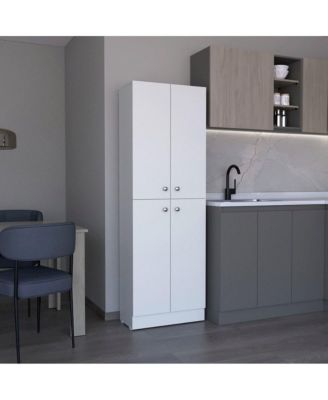 Lynch Pantry Cabinet White MDF