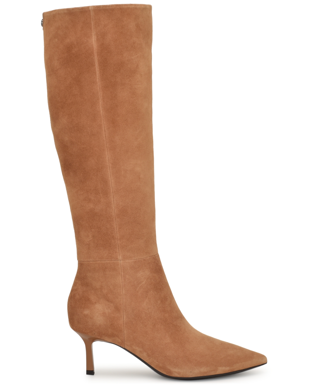 Nine West Womens Kimdee 9x9 Tall Stiletto Dress Boots Regular Wide Calf In Brown