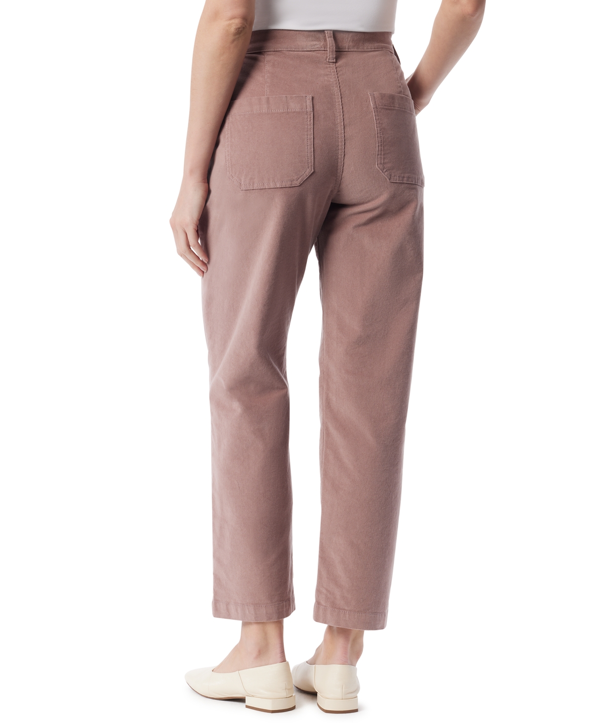 Gloria Vanderbilt Women's Cord Utility Straight Pants In Pink
