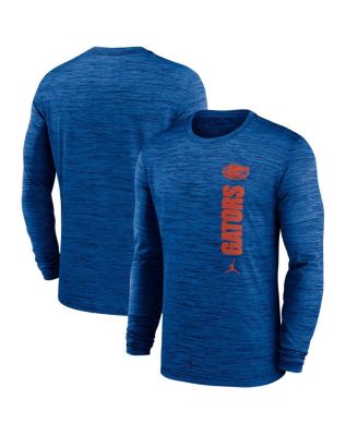 Jordan - Men's Royal Florida Gators 2024 Sideline Velocity Performance Long Sleeve T-Shirt