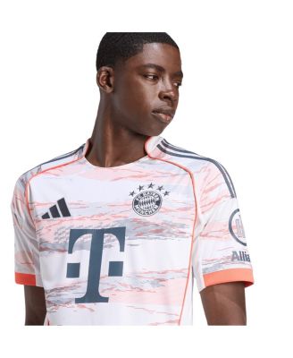 Men's White Bayern Munich 2025/26 Away Replica Jersey