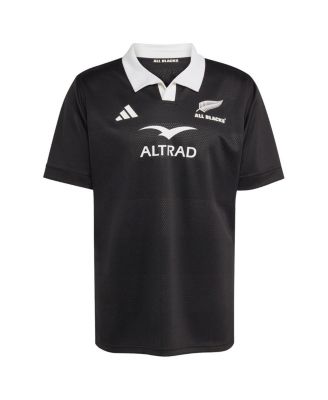 Men's Black New Zealand Rugby 2025/26 Home Replica Jersey