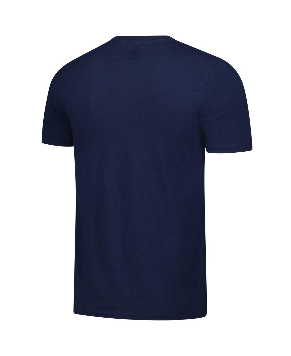 Fanatics Unlabeled Men's Navy Virginia Cavaliers Basic Arch T-shirt In Blue