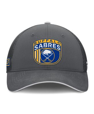 Men's Gray Buffalo Sabres Authentic Pro Home Ice Trucker Adjustable Hat