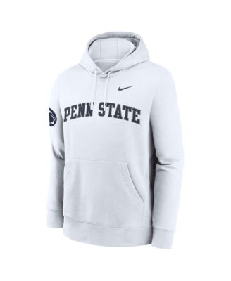 Men's White Penn State Nittany Lions 2025 Sideline Club Fleece Pullover Hoodie