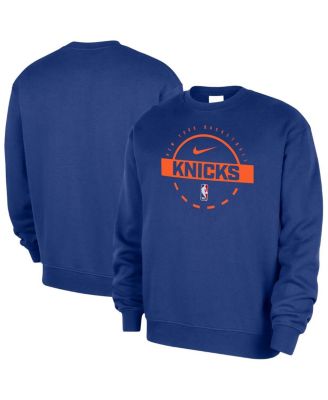 Nike - Men's Blue New York Knicks 2025/26 Authentic Practice Club Sweatshirt