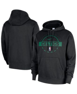 Nike - Men's Black Boston Celtics 2025/26 Authentic Practice Club Pullover Hoodie