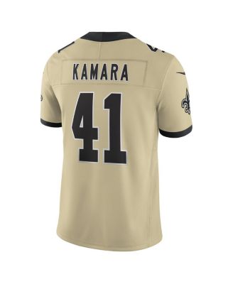 Men's Alvin Kamara Gold New Orleans Saints Gameday Golds Alternate Vapor F.U.S.E. Limited Jersey