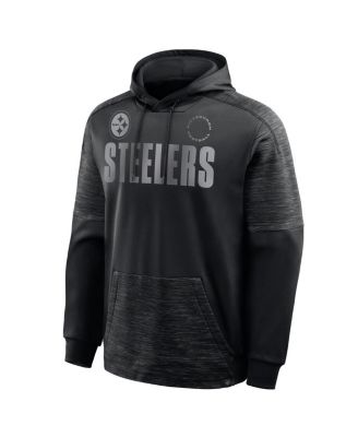 Men's Black Pittsburgh Steelers Chip Shot Pullover Hoodie