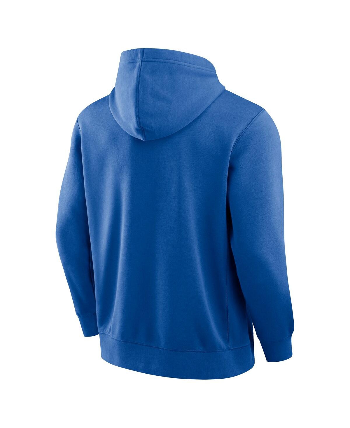 Fanatics Men's Royal Seattle Seahawks New Horizons Heritage Pullover Hoodie In Blue