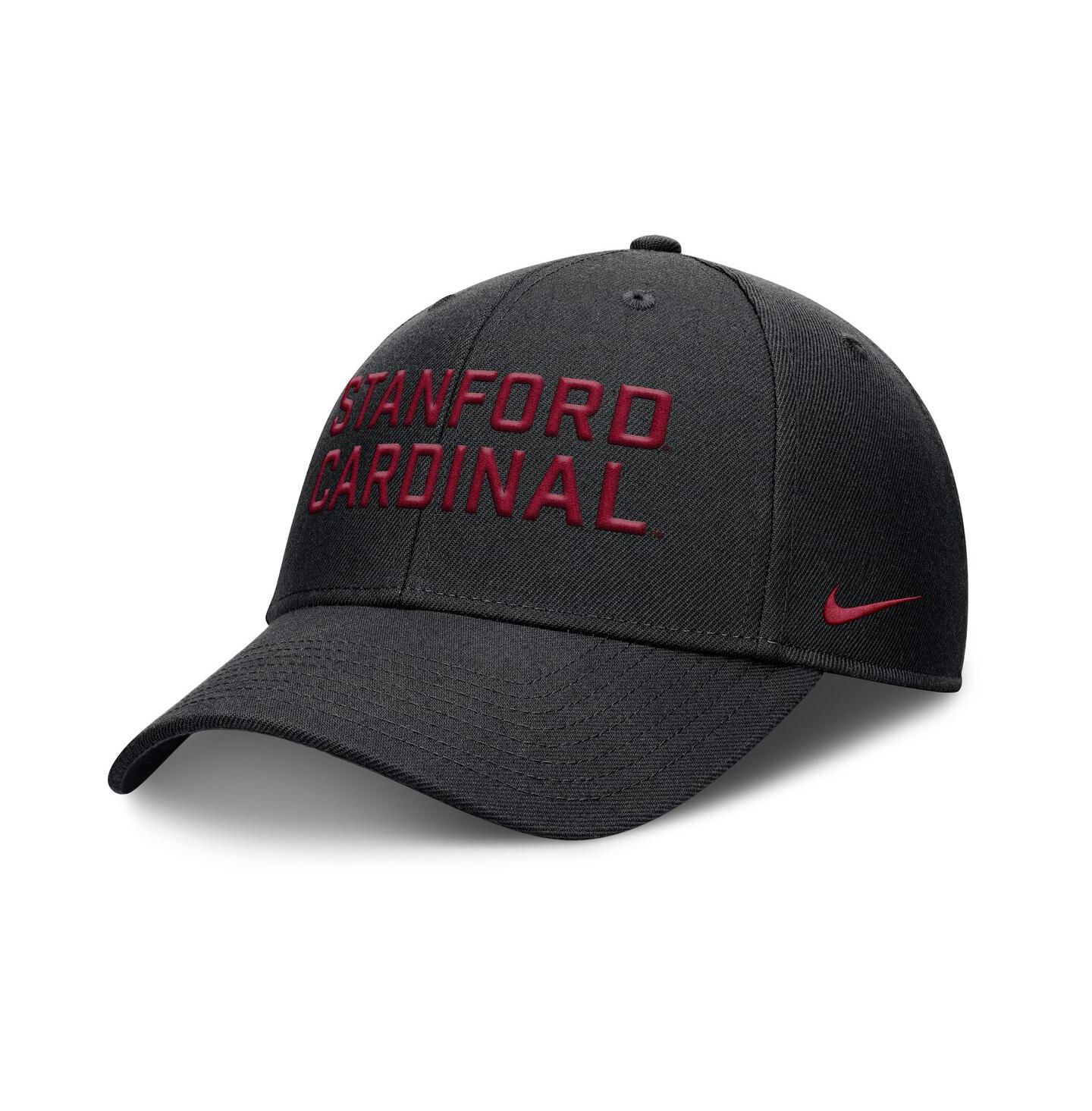 Мужская кепка Nike Black Stanford Cardinal Rise Practice Adjustable Hat — фото 1