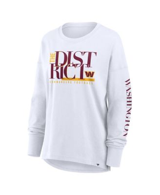 Women's White Washington Commanders Hometown Legacy Long Sleeve T-Shirt