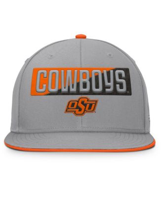 Men's Gray Oklahoma State Cowboys Duo Snapback Hat
