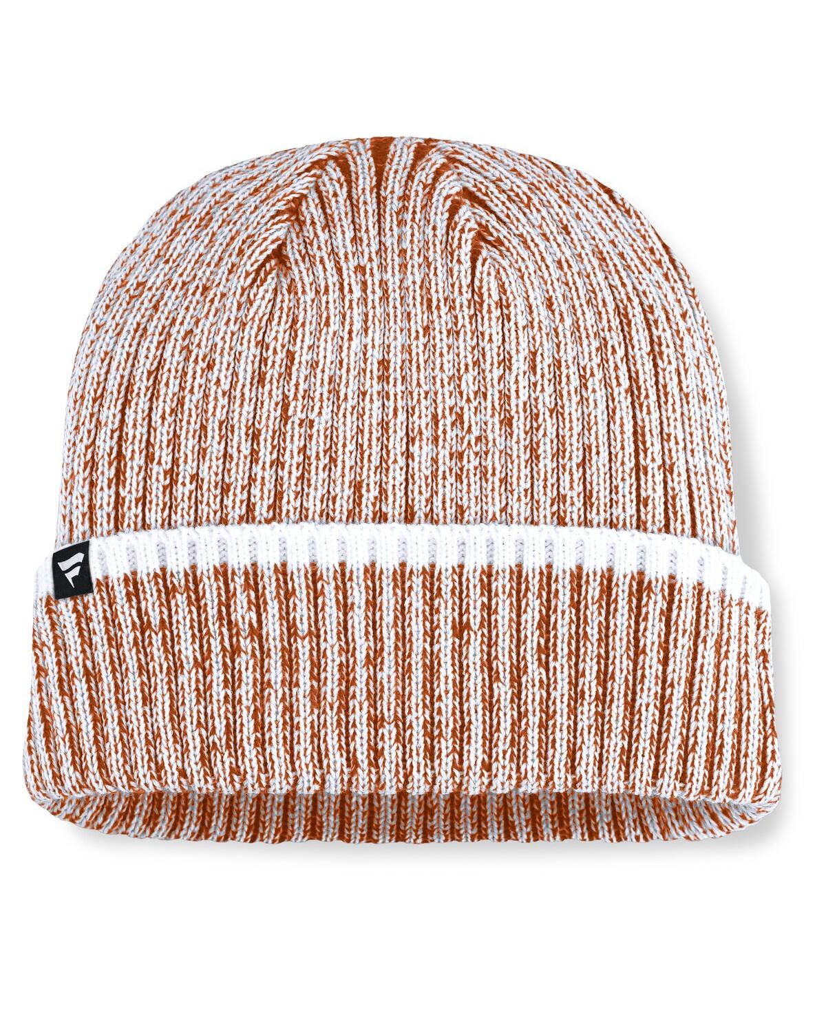 Fanatics Men's Texas Orange/White Texas Longhorns Haze Cuffed Knit Hat