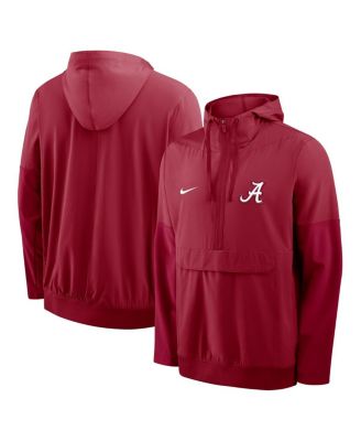Men's Crimson Alabama Crimson Tide Anorak Half-Zip Hoodie Jacket