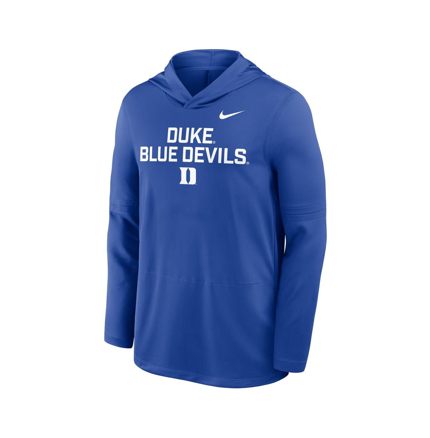 Мужское худи Nike Royal Duke Blue Devils 2025 Sideline Performance Long Sleeve T-Shirt — фото 4