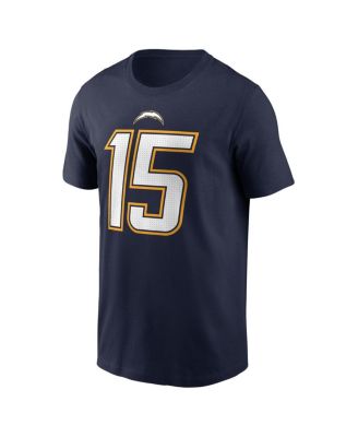 Men's Ladd McConkey Navy Los Angeles Chargers Alternate Super Chargers Name Number T-Shirt
