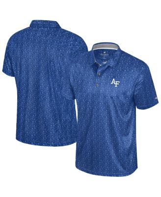 Colosseum - Men's Royal Air Force Falcons Football Print Polo Shirt