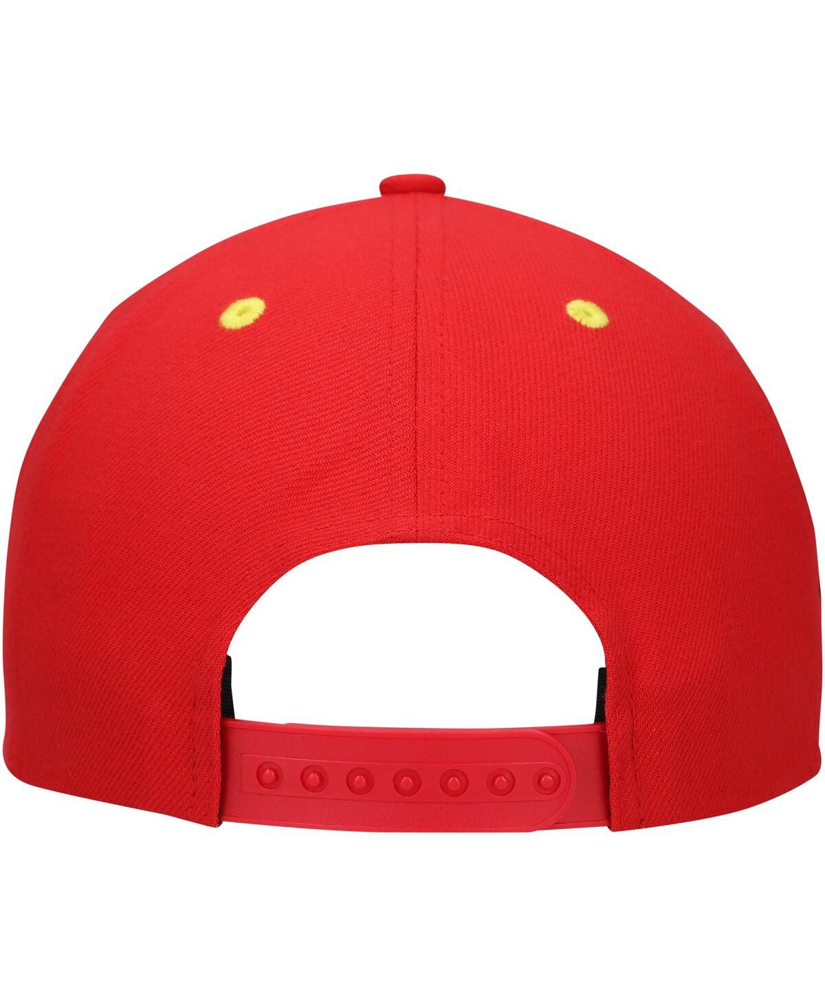 Lids Big Boys And Girls Royal/red Superman Chibi Glow-in-the-dark Snapback Hat In Multi