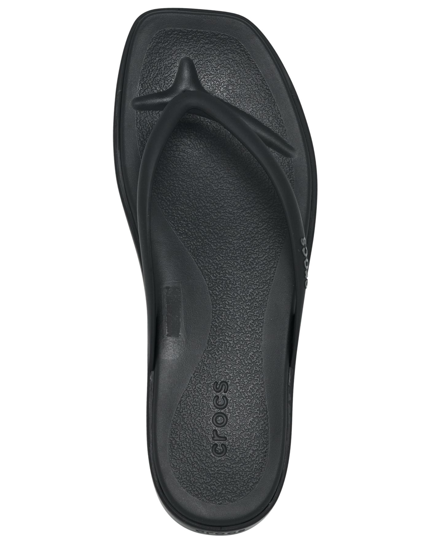 Женские сандалии Crocs Miami Flip-Flop, цвет: Чёрный — фото 5