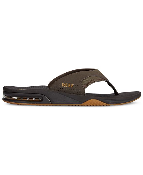 REEF Men's Fanning Thong Sandals with Bottle Opener & Reviews - All Men ...